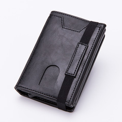 Cross-border Amazon 2020 New Carbon Fiber Card Holder Anti-static Aluminum Alloy RFID Card Case X-61