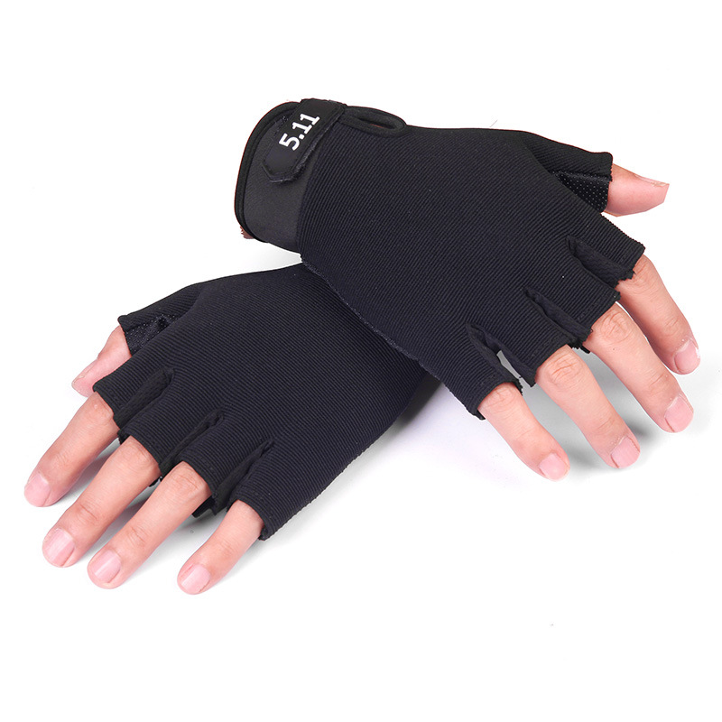 511 guantes de medio dedo, guantes de exterior, tácticas de conducción delgadas para hombres, deportes de fitness, guantes de ciclismo de medio dedo