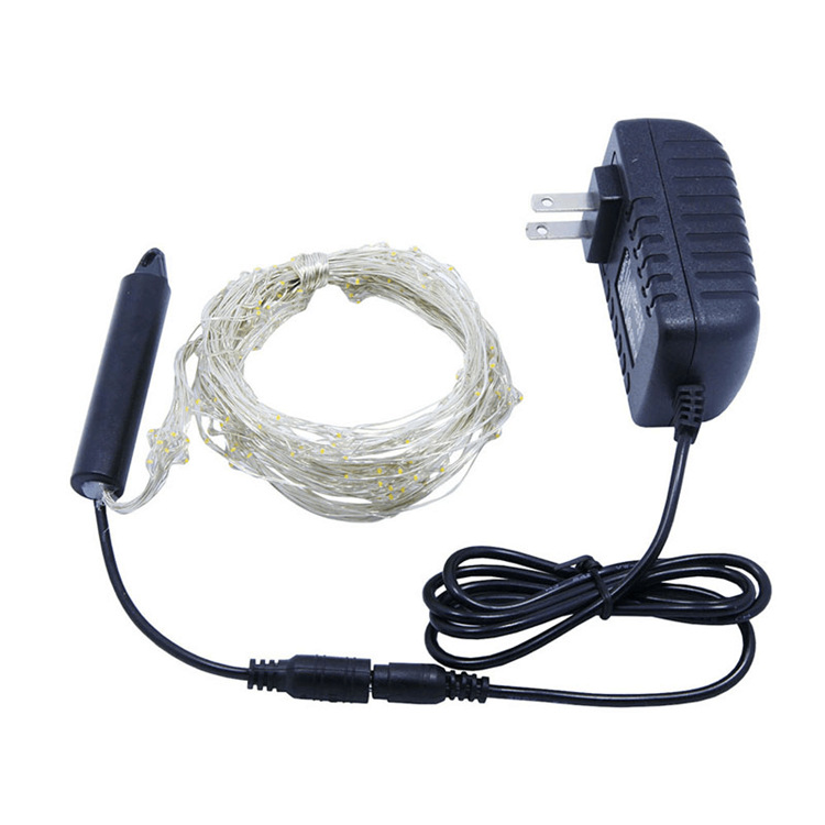 Amazon Venta caliente 200LED rama de árbol Luz de baja tensión Cola de Caballo cascada luz al aire libre patio decoración alambre de cobre árbol ratán Luz