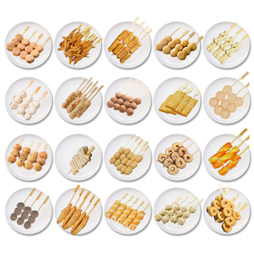 Kanto-style skewered ingredients hot pot combination, wholesale for commercial use, 7-11 convenience store, exportable