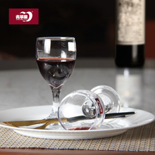 青苹果EL2002玻璃杯红酒杯白酒杯啤酒杯二两半酒店用品KTV高脚杯