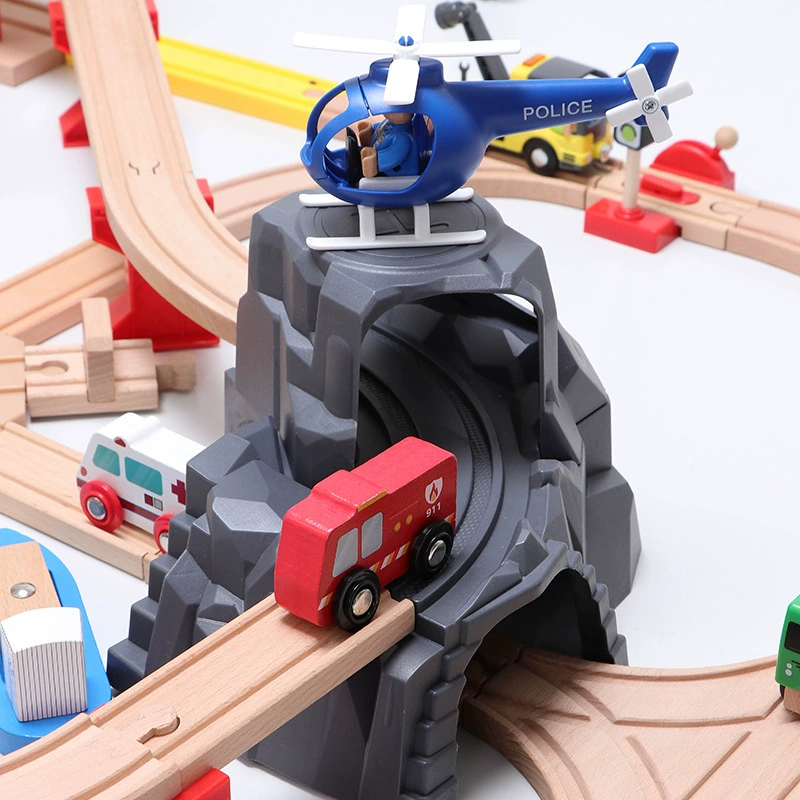 Yueqing Leku Toys Co., Ltd. iekool деревянный путь поезда совместим с игрушками Track Thomas