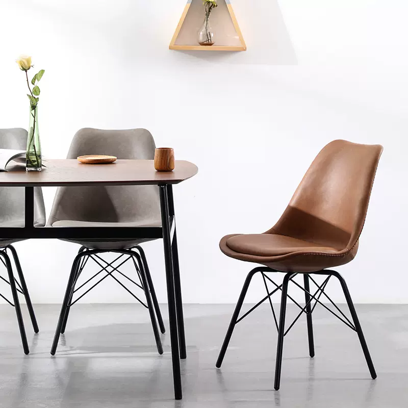餐椅现代简约家用北欧餐厅软包椅子靠背凳子休闲创意网红ins轻奢