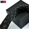 Men's spring tie for leisure, Korean style, 6cm, polyester, trend of season