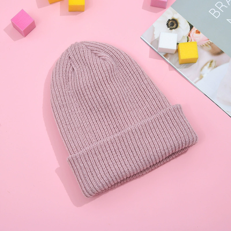 Thick Winter Knit Beanie Hat, Unisex Adult, Cuffed Ribbed Design, Warm & Versatile