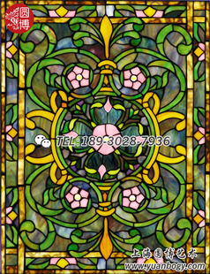 Church Stained Inlay Glass Tiffany Stained Glass Stained Art Glass Round Glass
