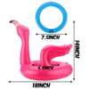 Ecological inflatable rings PVC, Amazon, increased thickness, flamingo