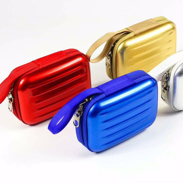 creative rectangular tin box with zipper