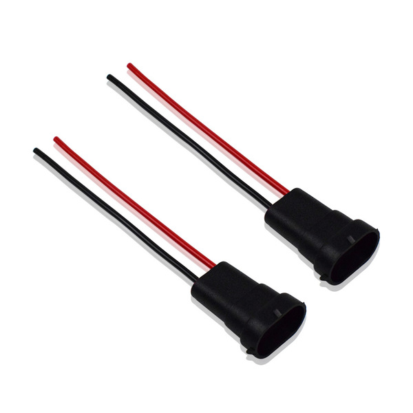 Car socket wire led hid H11 H9 H 8 880 H16JP waterproof male and female connector plug with wire