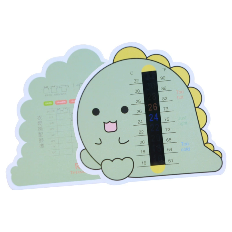 Внутренний термометр Карта измерения температуры в помещении Спальный мешок Карта измерения температуры в помещении Домашняя магнитная наклейка для температуры на холодильник
