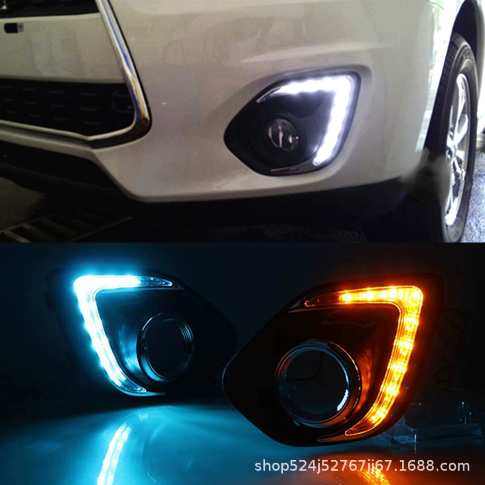 Подходит для Mitsubishi 13-14 Jinxuan Ran Lantern ASX дневной свет модификация перед дымчатым световым каркасом к повороту света