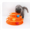 Interactive space toy railed for amusement parks, pet, cat