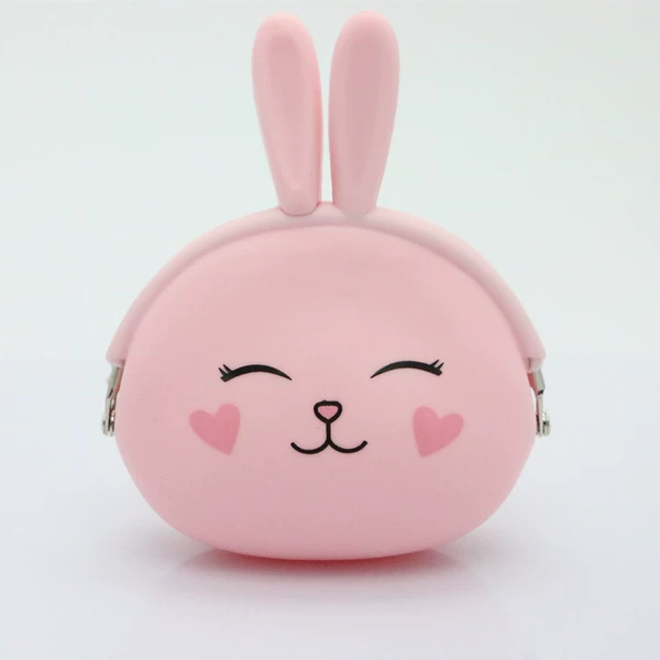 Fuchsia rabbit, wallet