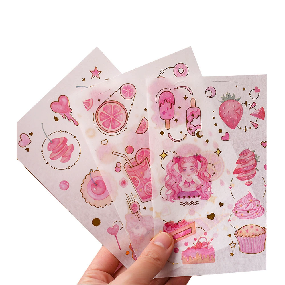 Цветочные Фрукты Еда Аромат Карты Трения Аромат Бумаги С Покрытием Клей Выскабливание Наклейка Карты