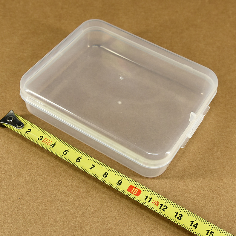 粉扑盒洗脸扑盒子 饰品牙胶收纳盒PP盒 长方形塑料透明塑料盒批发
