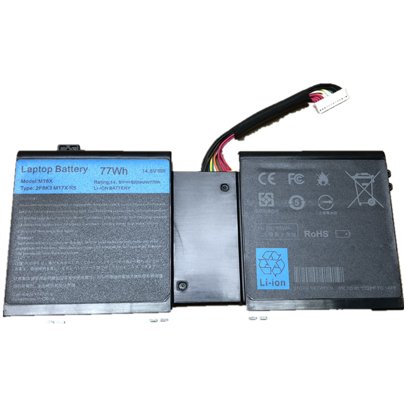 Factory Direct sales applicable to Dell M18X R3 alien 17 2F8K3 M17X R5 laptop battery