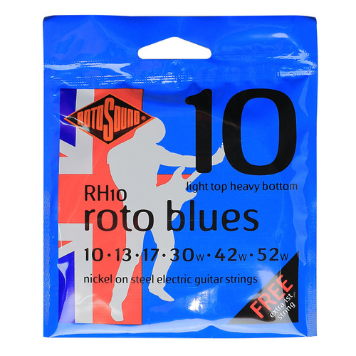 British-made ROTOSOUND round wound R9R10 nickel steel electric guitar strings guitar string set