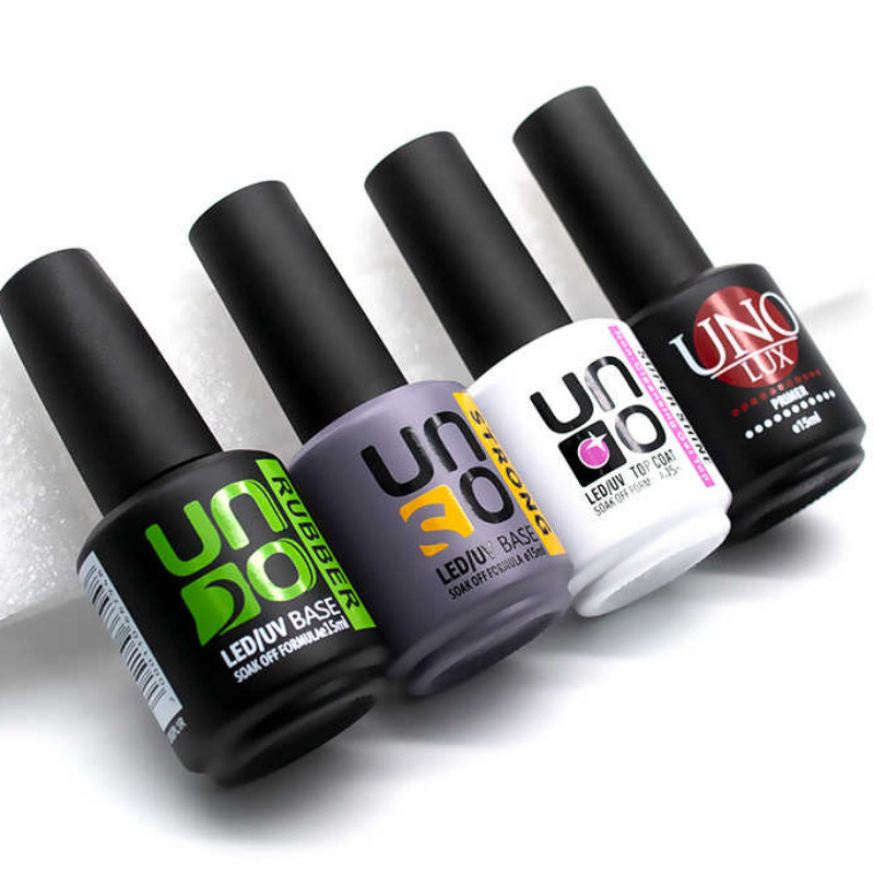 Cross-border UNO Nail Art Supplies Nail Glue 15ML Uno Nail Glue Seal Layer Base Glue Nail Glue Nail Glue