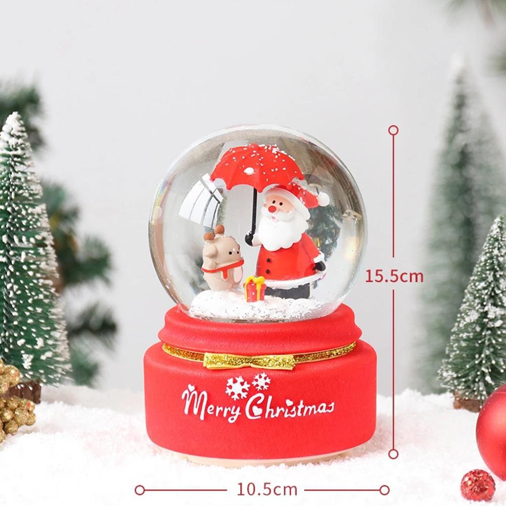  map custom Santa Claus crystal ball ornaments holiday decorations snowflake ball ornaments resin crafts