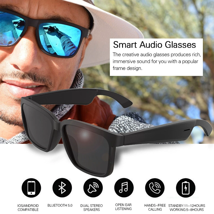Умные трехмерные очки, тревел-гарнитура, мегафон на солнечных батареях, Bluetooth, (поперечная торговля)