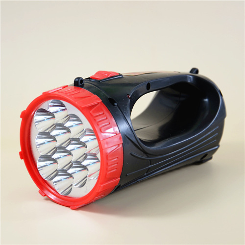 LED rechargeable flashlight, second level outdoor strong light searchlight, portable searchlight, Yiwu 9.9 portable light wholesale