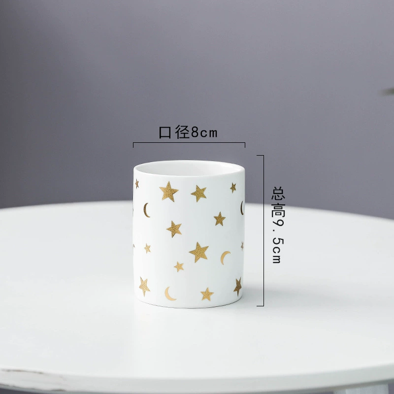 Brand realistic storage system, flowerpot, aromatherapy, ceramic candle