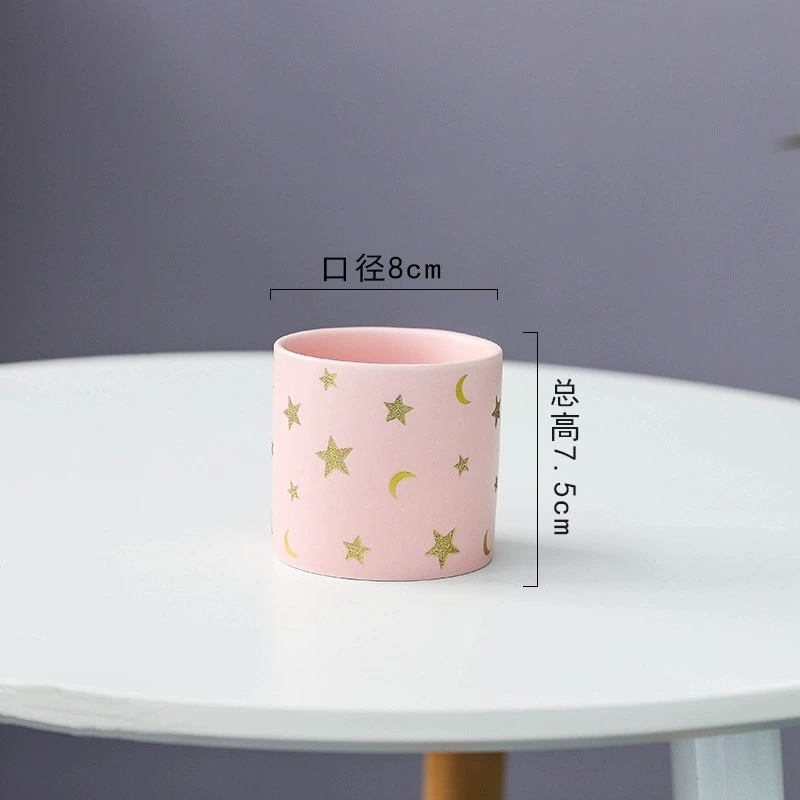 Brand realistic storage system, flowerpot, aromatherapy, ceramic candle