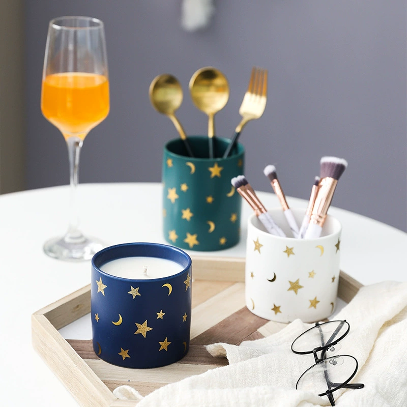 Brand realistic storage system, flowerpot, aromatherapy, ceramic candle