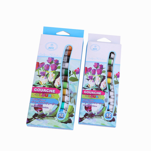 Direct Supply 12 Color 24 Color Children's Painting Doodle Acrylic Watercolor Oil Painting Practice Drawing Art Gift