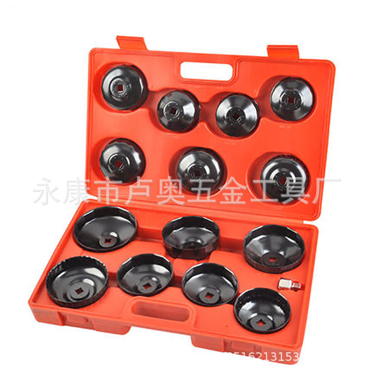 14-pieza tapa rejilla de aceite llave de filtro de aceite llave de rejilla de aceite llave de coche