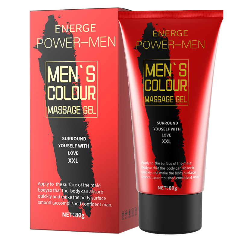 Juego de colores de amor único Gel refrescante para hombres Gel de cuidado hidratante Crema de masaje Aceite de mantenimiento Juguetes sexuales para adultos