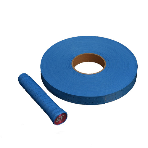 Wholesale large roll hand grip 45 meters PU large roll flat sweat-absorbing tape with perforated coating breathable mesh badminton racket grip