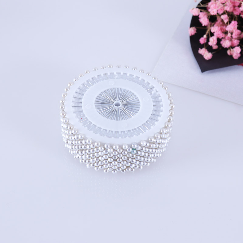 Disco Perla aguja flor azul ramo Perla aguja color blanco perla pin flor ramo material