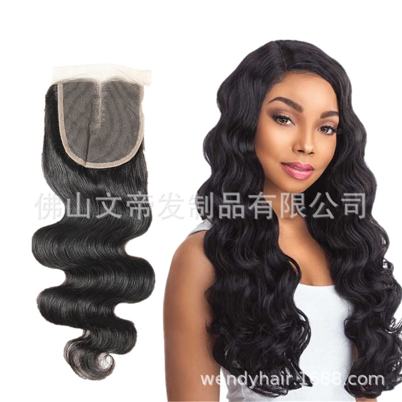 European and American Hot-Selling Human Hair African Hair Human Hair 4X4 Hand-Woven Lace Hair Block Real Hair Wig Manufacturer Wholesale European and American Hot-Selling Human Hair African Hair Human Hair 4X4 Hand-Woven Lace Hair Block Real Hair Wig Manufacturer Wholesale