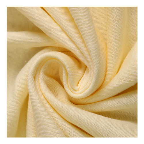 100% combed cotton interlock knit fabric for seamless T-shirt and bodysuit lining with edge finishing