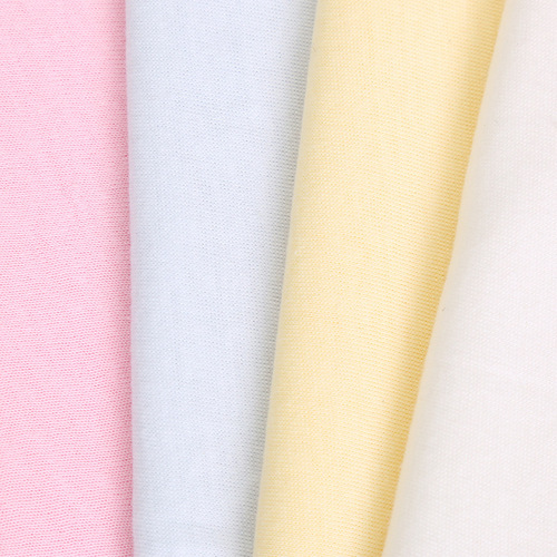100% combed cotton interlock knit fabric for seamless T-shirt and bodysuit lining with edge finishing