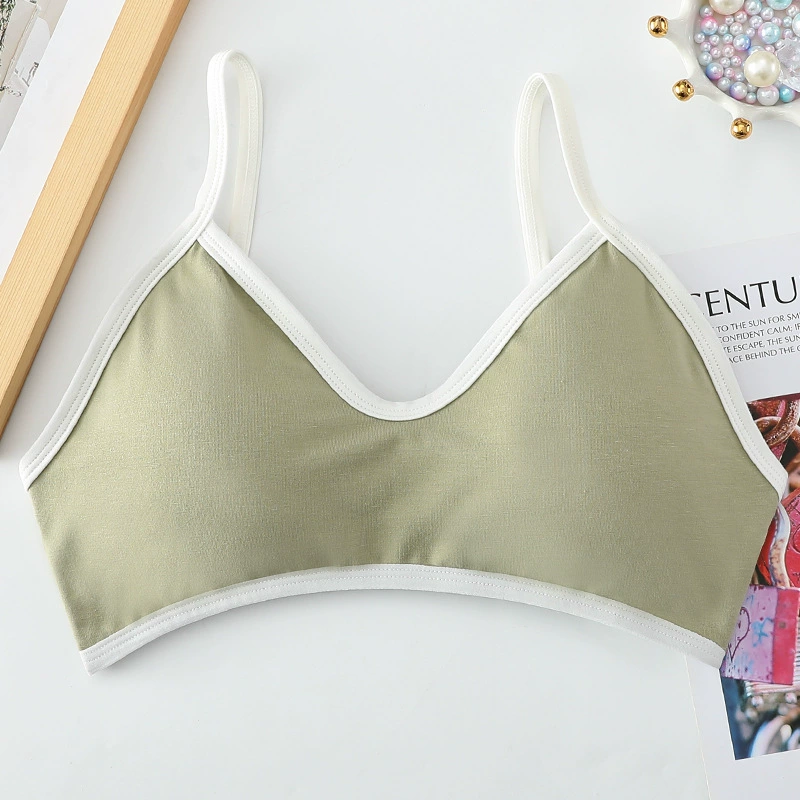  underwear, хлопковая майка, эластичная трубка топ, спортивный бюстгальтер, эффект подъёма