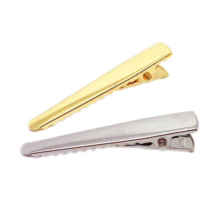 4.5cm Pointed Flat Clip Duckbill Clip Square Clip Kidsren's Hair Clip DIY Headwear Accessories Manufacturer Wholesale