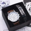 Men's Watch Fashion Set Blue Light Glass Watch Men New Watches