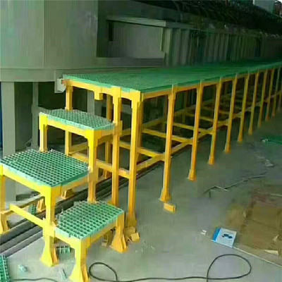 廠家可制作化工廠FRP玻璃鋼樓梯平台絕緣爬梯直梯
