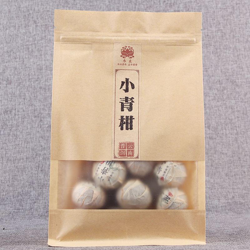 Wholesale Xiaoqing citrus Pu'er tea for 8 years Palace Pu'er tea Pu'er tea Xinhui Tangerine Peel cooked tea bag 100g