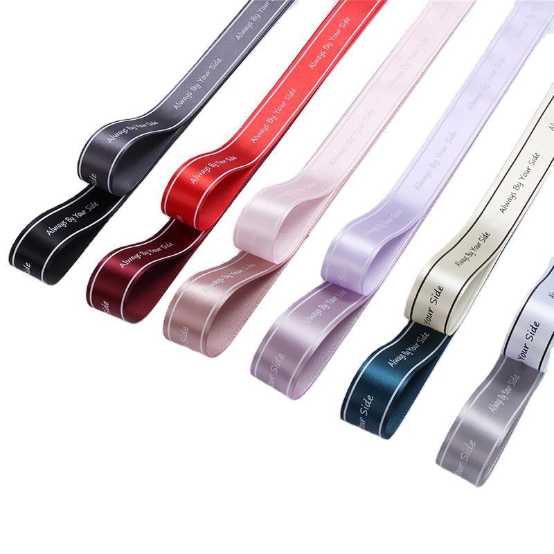 2,5 cinta inglesa bolsa de cinta de impresión cinta flor arco flor caja de regalo pastel ramo material de embalaje