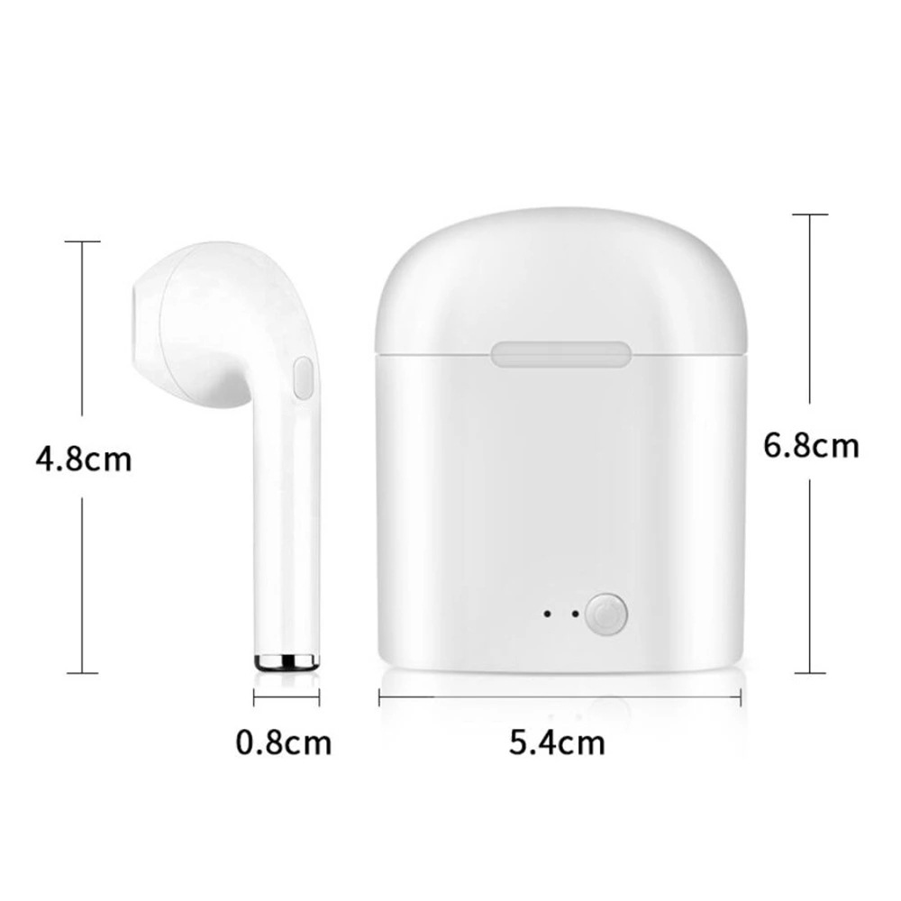 I7s auricular inalámbrico Bluetooth i9s/i12 estéreo 5,0 binaural deportes cinturón almacén i7tts auricular transfronterizo