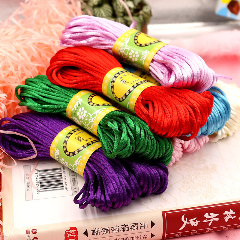 Line 5 Chinese knot wire 7 DIY braided rope wire 2.5mm handmade material every 20 meters of Jade wire material