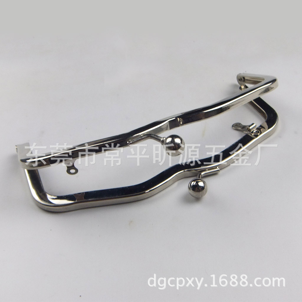 工厂直销冲压叻色亚克力头圆角平坑铰，大酒杯钻石头有钻双圈 制