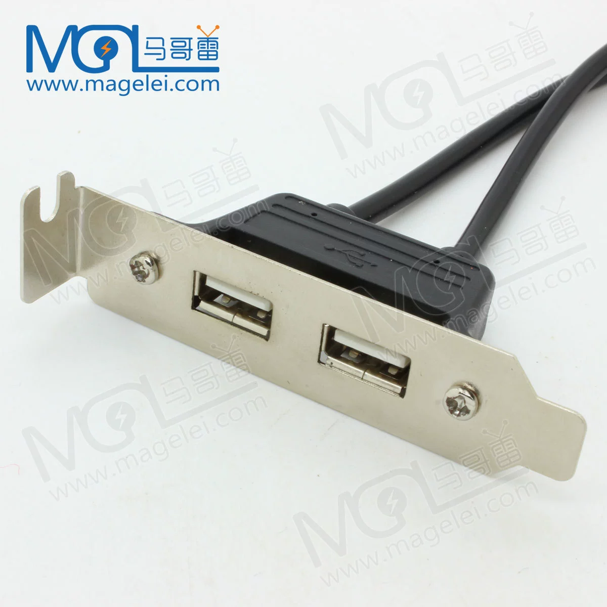 [USB2.0 панельный кабель, материнская плата USB-удлинитель, 2 порта мини-корпус, USB двойной панельный кабель]