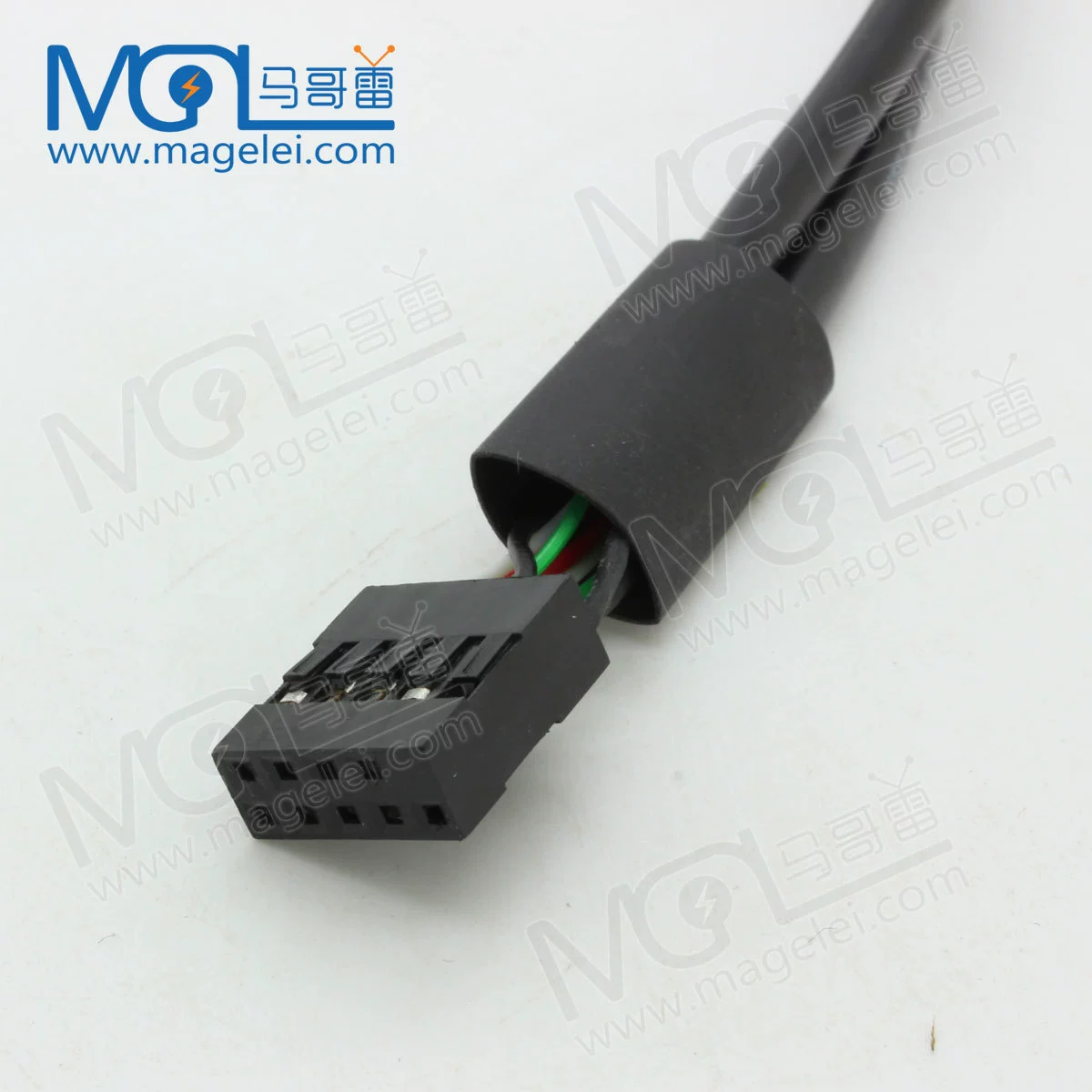 [USB2.0 панельный кабель, материнская плата USB-удлинитель, 2 порта мини-корпус, USB двойной панельный кабель]