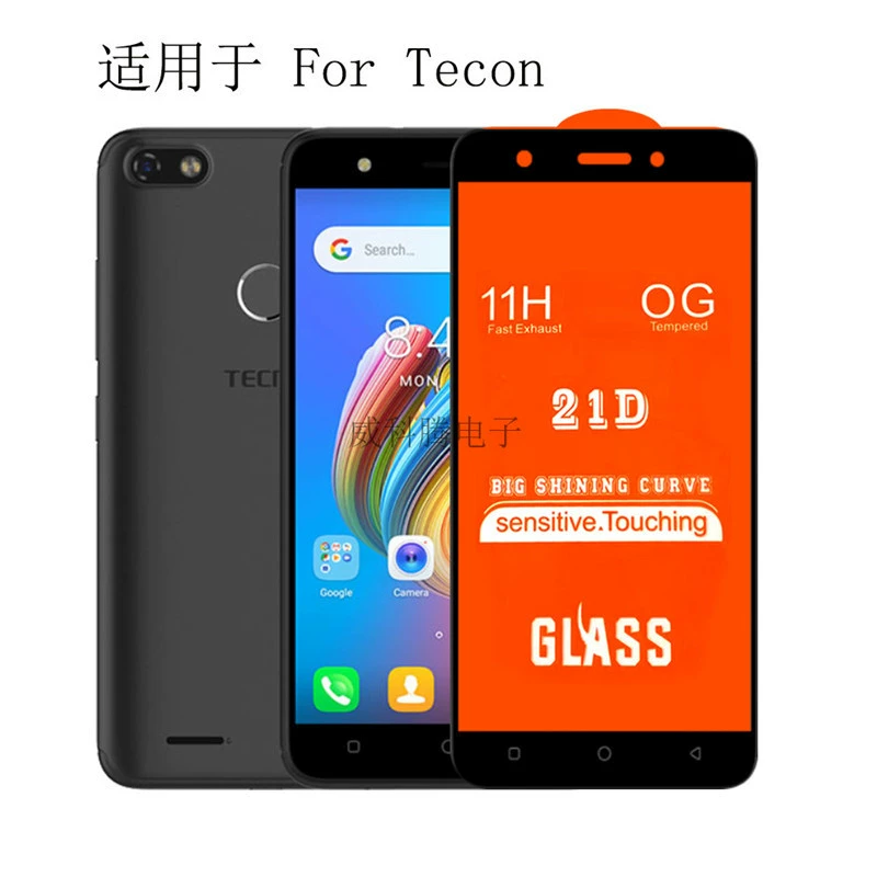 Для Tecno Spark Go 1S Pova 6 Pro 5G 21D стекло мобильное закаленное стекло