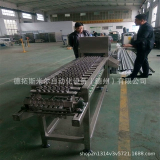 德拓厂家玉米切断机 切头去尾输送机 304不锈钢玉米输送线