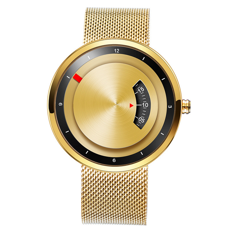 [A generation of hair] time and space watch quartz watch casual men's fashion business student watch waterproof mesh band watch